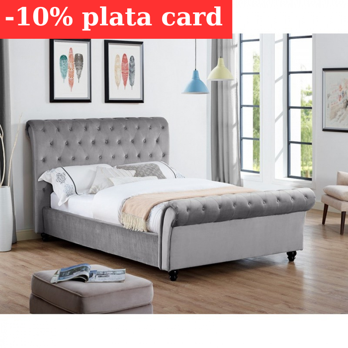 Pat Silver 140x200 cm Tapitat Catifea Taupe [1]