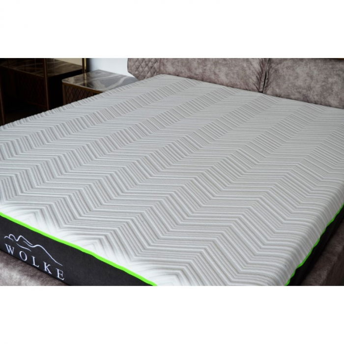 Saltea ortopedica Wolke Memory Active Cooling Gel, 160x200x25cm, cu spuma poliuretanica cu memorie, hipoalergenica, antibacterian, fermitate medie [7]