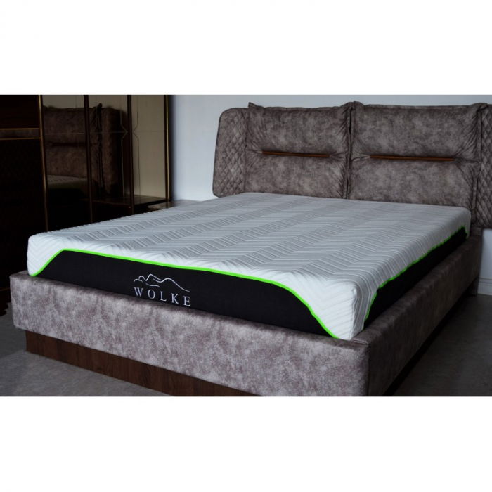 Saltea ortopedica Wolke Memory Active Cooling Gel, 160x200x25cm, cu spuma poliuretanica cu memorie, hipoalergenica, antibacterian, fermitate medie [4]