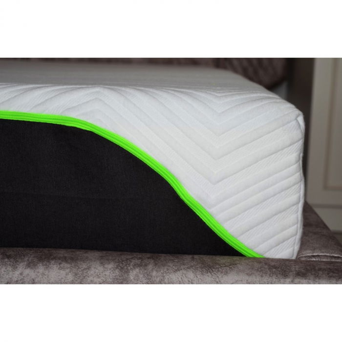 Saltea ortopedica Wolke Memory Active Cooling Gel, 160x200x25cm, cu spuma poliuretanica cu memorie, hipoalergenica, antibacterian, fermitate medie [8]