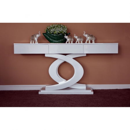 Produse - Consola Oscar 160x80x40 cm Nuanta Alb