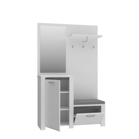 Cuier Hol Aveo 125x200x42 cm Nuanta Alb [5]