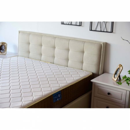 Pat Calypso 160x200 cm Tapitat Stofa Crem [4]