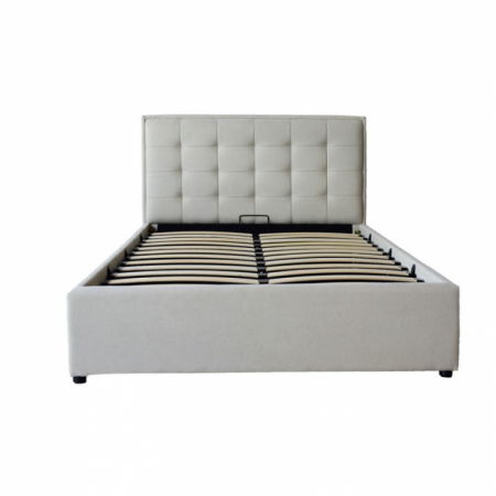 Pat Calypso 160x200 cm Tapitat Stofa Crem [5]