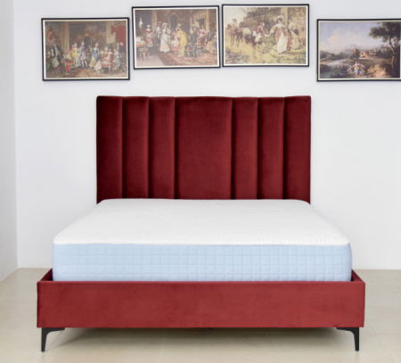 Pat Deja Vu 180x200 cm Tapitat Catifea Magenta [3]