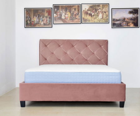 Pat Hypnotic 180x200 cm Tapitat Catifea Roz [2]