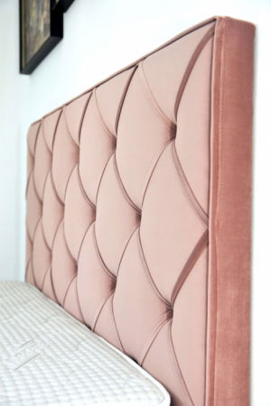 Pat Hypnotic 180x200 cm Tapitat Catifea Roz [3]