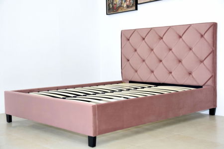 Pat Hypnotic 180x200 cm Tapitat Catifea Roz [4]