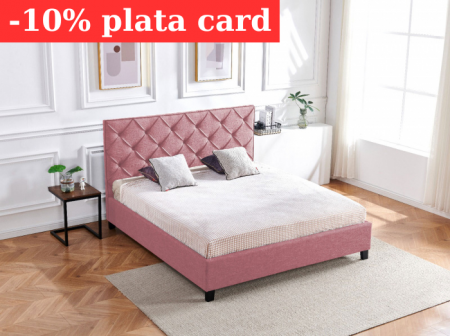 Pat Hypnotic 180x200 cm Tapitat Catifea Roz [0]