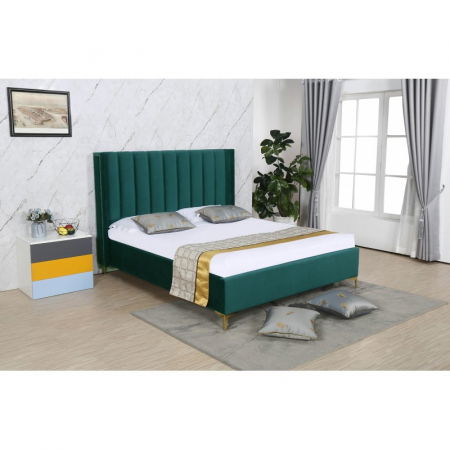 Pat Laguna 160x200 cm Tapitat Catifea Verde [0]