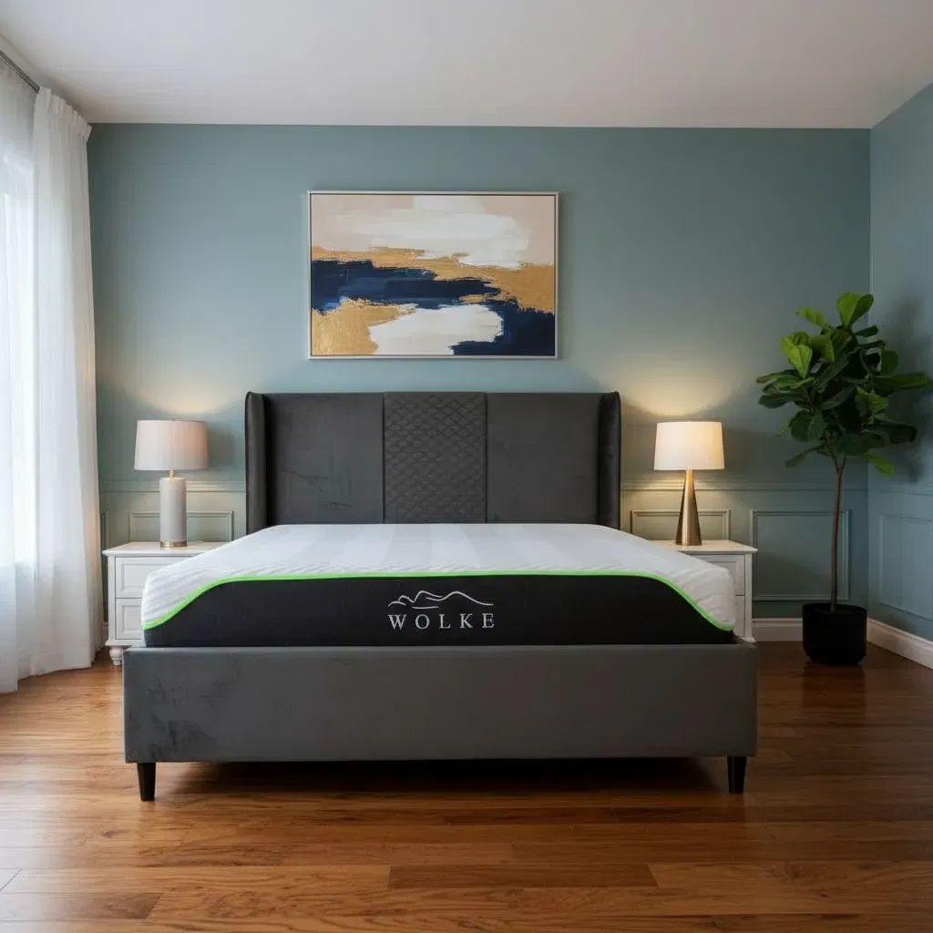 Produse - Pat Oslo 160x200 cm Tapițat Catifea Gri