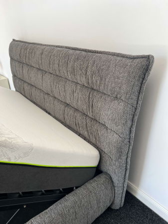 PAT PRESTIGE 180X200 CU LADA DE DEPOZITARE STOFA GRI [3]