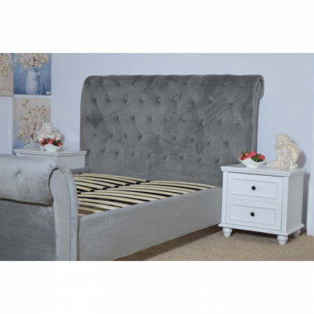 Pat Silver 140x200 cm Tapitat Catifea Gri [8]