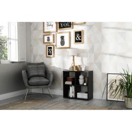 MOBILIER - Raft Mauro 73x73x33 cm, Culoare Negru