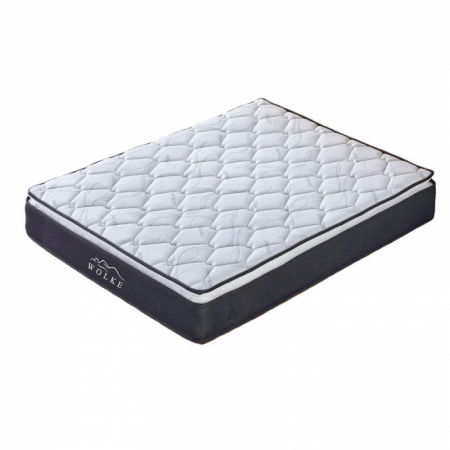 Produse - Saltea ortopedica Wolke Bamboo Bonnell Spring Confort 160x200x23 cm, cu arcuri tip Bonnell + topper spuma poliuretanica 3 cm, fermitate moale