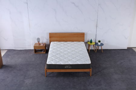 Saltea ortopedica Wolke Bonnell Spring SuperFresh 180x200x20 cm, 17 cm arcuri individuale tip Bonnell Spring, 3 cm spuma poliuretanica, fermitate moale [1]