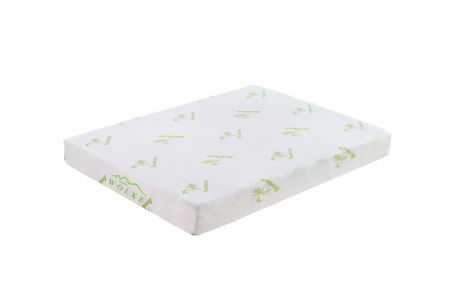 Produse - Saltea ortopedica Wolke Memory Bamboo 180x200x20 cm, husa detasabila cu fermoar, 1 cm spuma memory gel, 19 cm spuma poliuretanica de baza, fermitate medie
