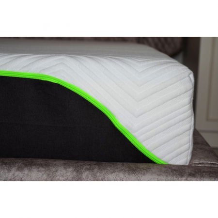 Saltea ortopedica Wolke Memory Active Cooling Gel, 160x200x25cm, cu spuma poliuretanica cu memorie, hipoalergenica, antibacterian, fermitate medie [7]