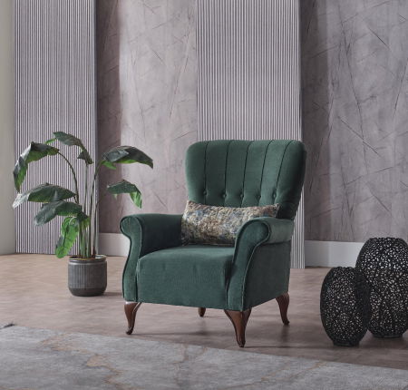 Set 3+2+1 Ibiza Lada Depozitare Tapitat Catifea Verde [7]