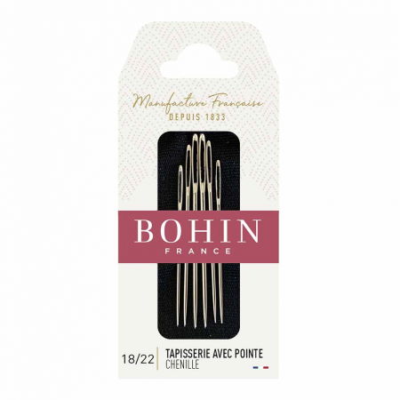 Bohin set ace broderie chenille mărime 18-22