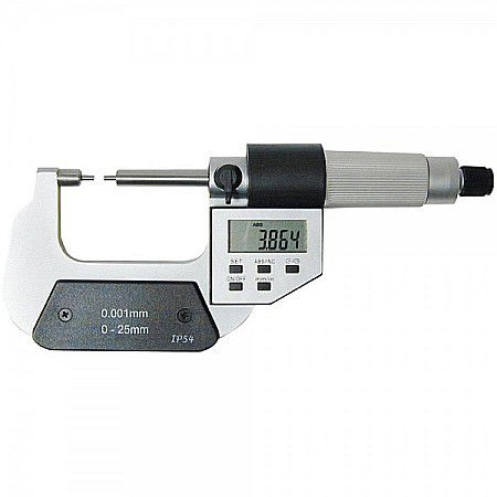 Micrometre digitale - Micrometru digital de exterior 0-25 mm cu palpatoare fine si IP54