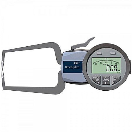 Palpatoare rapide digitale - Palpator rapid digital de exterior Kroeplin® 0-10 x 35 x 0.005 x Ø1.5 mm mm IP67 Certificat DKD