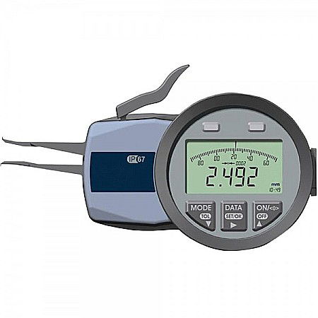 Palpatoare rapide digitale - Palpator rapid digital de interior Kroeplin® 2.5-12.5 x 10 x 0.005 mm IP67 Certificat DKD