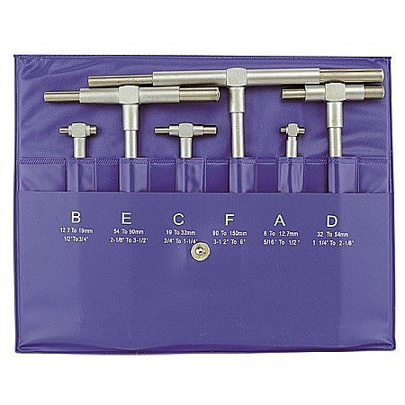 Dispozitive metrologice de masura - Set de masurare pentru interior cu 6 tije telescopice