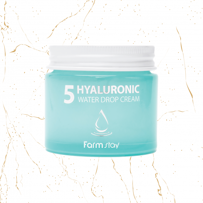 Crema de fata cu acid hialuronic Farmstay Hyaluronic 5 Water Drop, 80ml [1]