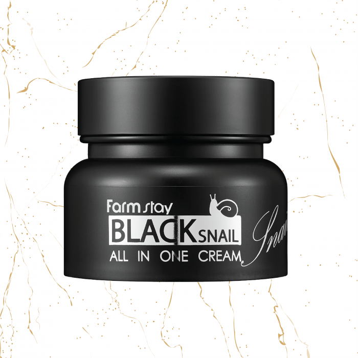 Crema de fata cu extract de melc negru Farmstay Black Snail All-In One, 100ml [1]