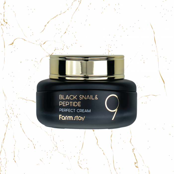 Crema de fata cu extract de melc negru Farmstay Black Snail & Peptide 9 Perfect, 55ml [1]