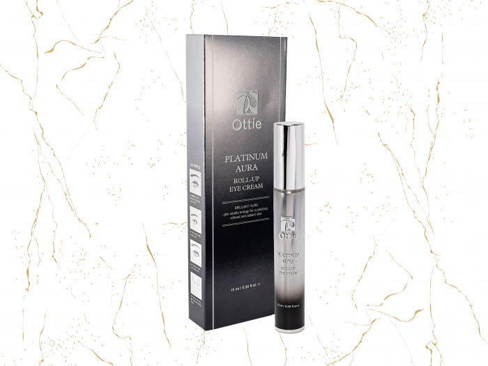 Crema de ochi antirid Ottie Platinum Aura Roll-Up, 15ml [2]
