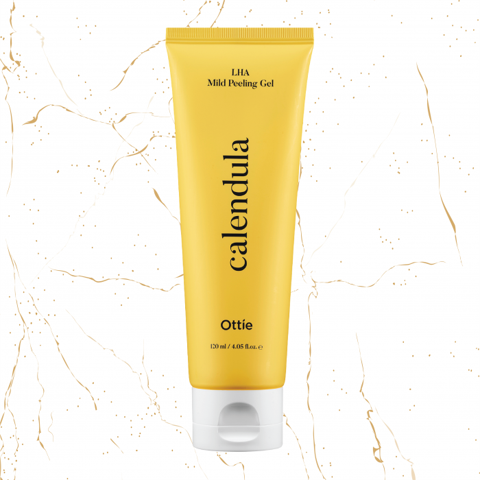 Gel pentru exfoliere usoara cu galbenele Ottie Calendula LHA, 120 ml [1]