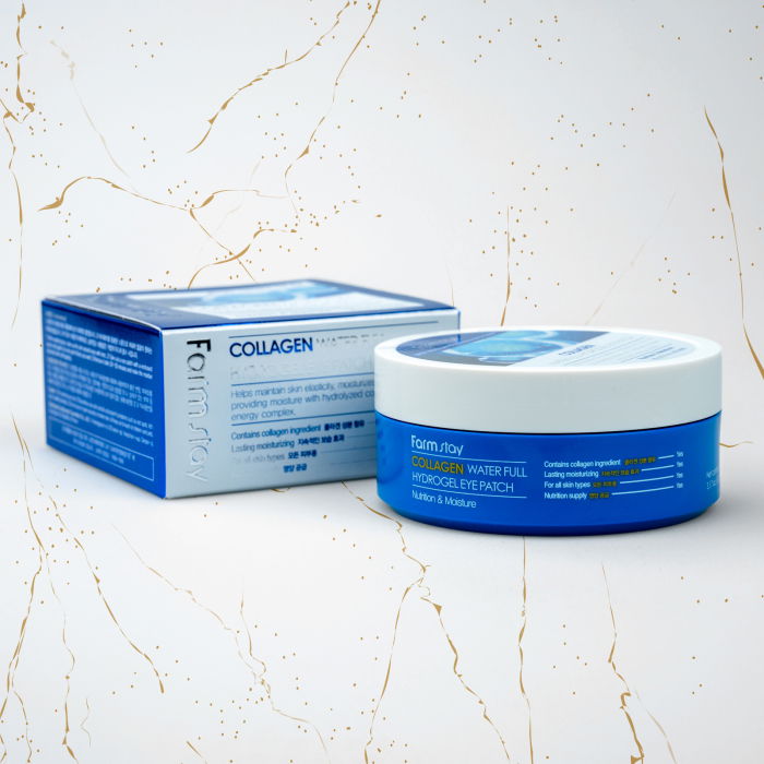 Patch-uri pentru ochi Farmstay Collagen Water Full Hydrogel, 90g [2]