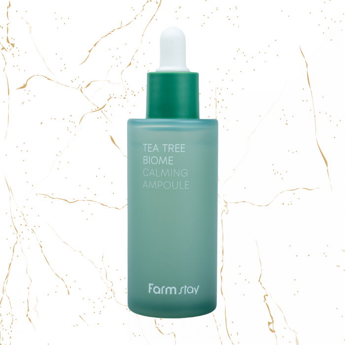 Ser de fata calmant Farmstay Tea Tree Biome Calming Ampoule, 50 ml [1]