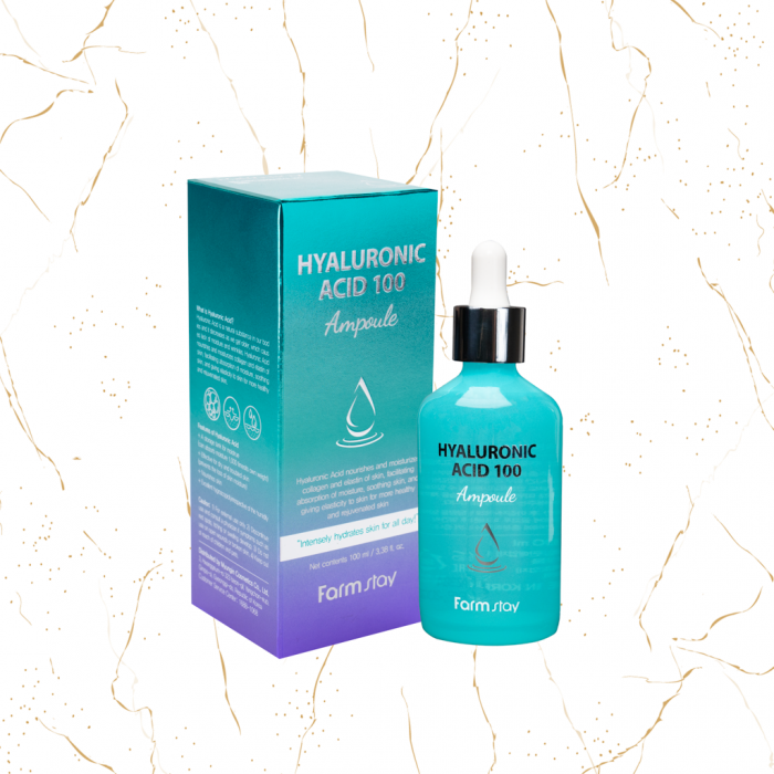 Ser de fata cu acid hialuronic Farmstay Hyaluronic acid, 100ml [2]