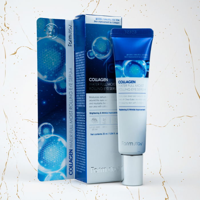 Ser roll on pentru ochi Farmstay Collagen Water Full Moist, 25 ml [2]