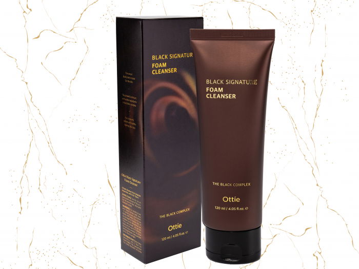 Spuma de curatare fata antirid  Ottie Black Signature, 120ml [2]