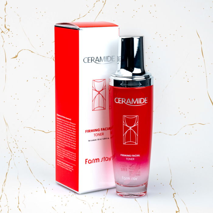 Toner de fata pentru fermitate Farmstay Ceramide Firming, 130 ml [2]