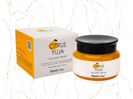 Crema de fata cu citrice Yuja Farmstay Citrus Yuja Vitalizing, 100g [1]