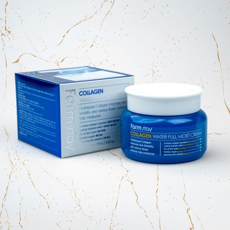 Crema de fata hidratanta Farmstay Collagen Water Full Moist, 100 g [1]