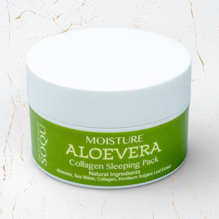 Crema de noapte hidratanta SOQU Moisture Aloe Vera Collagen Sleeping pack, 70 g [1]