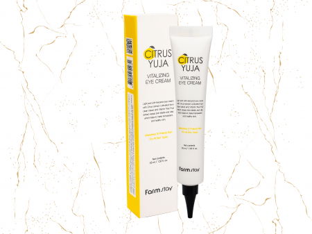 Produse de fata coreene - Crema de ochi cu citrice Yuja Farmstay Citrus Yuja Vitalizing, 45ml