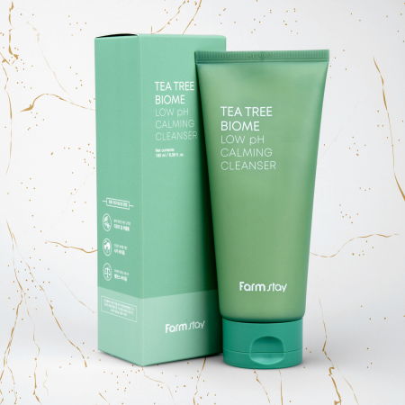 Gel de curatare Farmstay Tea Tree Biome Low pH Calming, 180 ml [1]