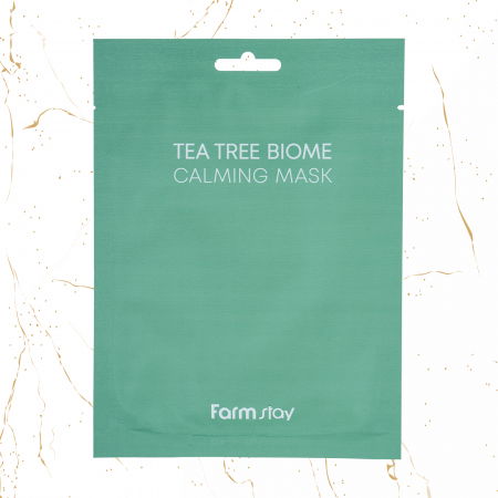 Masca de fata calmanta Farmstay Tea Tree Biome Calming, 25 ml x 10 buc [1]