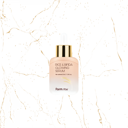 Ser de fata antirid Farmstay Rice & Bifida Complexion, 35 ml [0]