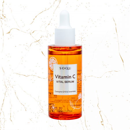 Seruri coreene - Ser de fata pentru tonifiere SOQU Vitamin C Vital, 50 ml