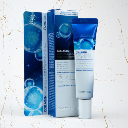 Ser roll on pentru ochi Farmstay Collagen Water Full Moist, 25 ml [1]