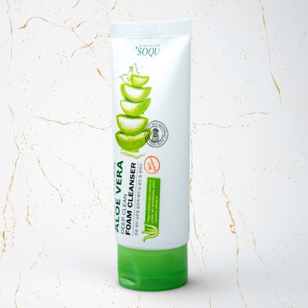 Spuma de curatare cu aloe vera SOQU Jeju Natural Aloe Vera Deep Clean, 120 ml [1]