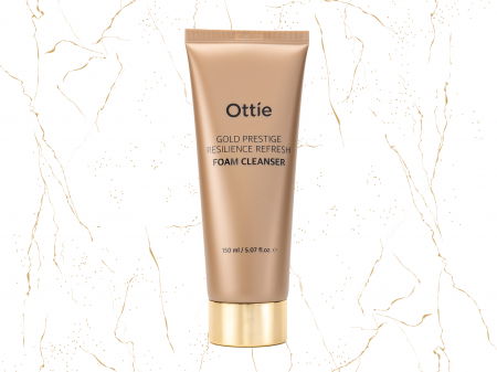 Spuma de curatare coreeana - Spuma de curatare fata anti-aging Gold Prestige Resilience Refresh, 150ml